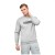 Blusa Moletom Puma Big Logo Crew Manga Longa Masculina Cinza / Preto