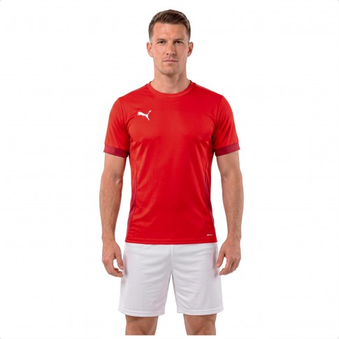 Camiseta Puma Team Goal Matchday Jersey Masculina Vermelho