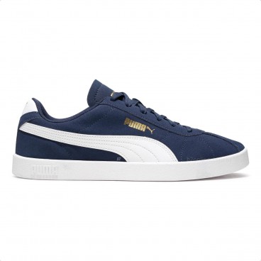 Tênis Puma Club II Masculino Marinho / Branco