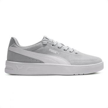 Tênis Puma Court Classic Clean Bdp SD Masculino Cinza / Branco