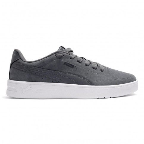 Tênis Puma Court Classic Clean SD Masculino Cinza