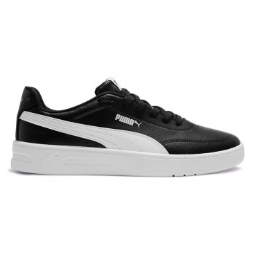 Tênis Puma Court Classic Clean Masculino Preto / White