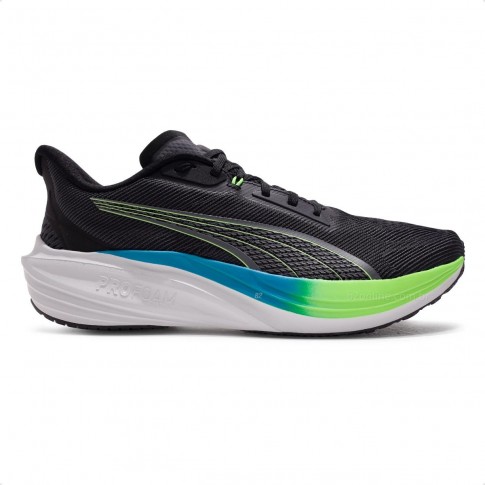 Tênis Puma Darter Pro Masculino Preto / Verde