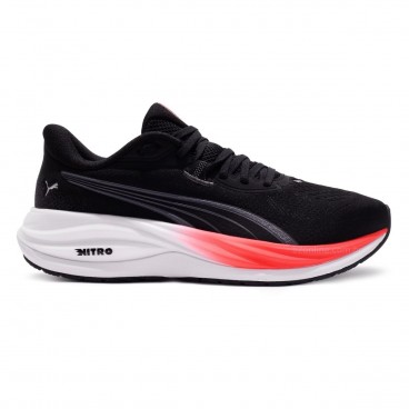 Tênis Puma Electrify Nitro 5 Masculino Preto / Coral