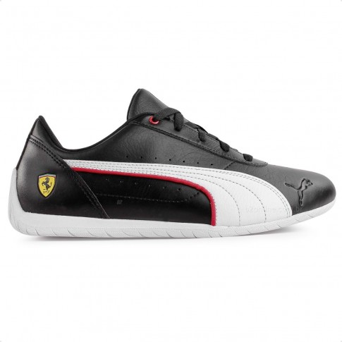 Tênis Puma Ferrari Neo Cat Masculino Preto / Branco