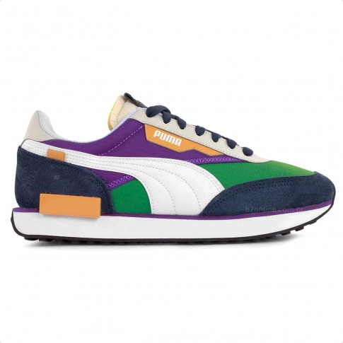 Tênis Puma Future Rider Play On Masculino Roxo / Verde