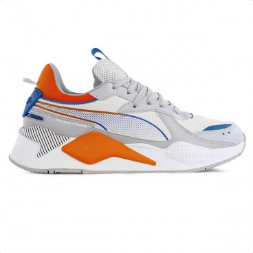 Tênis Puma RS-X 3D Masculino Cinza / Laranja