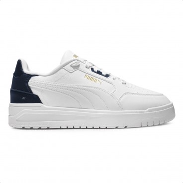 Tênis Puma Shuffle Downtown Masculino Branco / Marinho