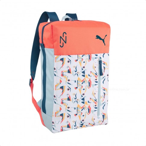 Mochila Puma Neymar Jr Unissex Laranja / Azul