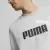 Blusa Moletom Puma Big Logo Crew Manga Longa Masculina Cinza / Preto