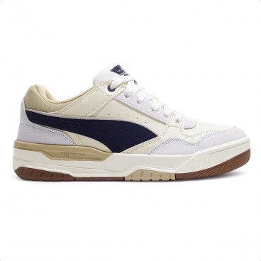 Tênis Puma Rebound Retro Bege / Branco