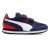 Tênis Puma St Runner V4 Mesh Juvenil Marinho / Vermelho