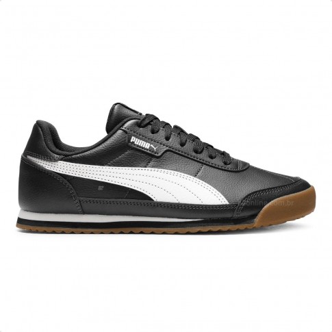 Tênis Puma Turino II Unissex Preto / Branco