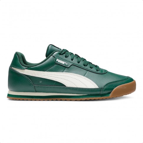 Tênis Puma Turino II Unissex Verde / Branco