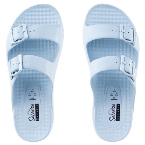 Chinelo Ramarim Birken Solarize Feminino Azul Claro