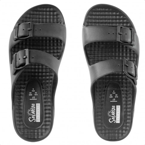 Chinelo Ramarim Birken Solarize Feminino Preto / Preto