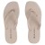 Chinelo Ramarim Plataforma Feminino Bege / Bege