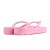 Chinelo Ramarim Plataforma Feminino Rosa Claro