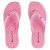 Chinelo Ramarim Plataforma Feminino Rosa Claro