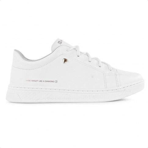 Tênis Ramarim Casual Cadarço Feminino Branco /Branco