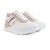 Tênis Ramarim Jogging Cadarço Feminino Branco / Bege