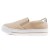 Tenis Ramarim Slip On Casual Feminino Bege / Dourado