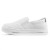 Tenis Ramarim Slip On Casual Feminino Branco / Prata