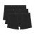 Kit 3 Cuecas Básicas Reserva Boxer Monocromático Preto / Preto