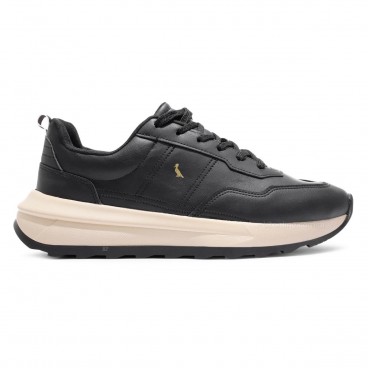 Tênis Reserva T-500 Masculino Preto / Bege