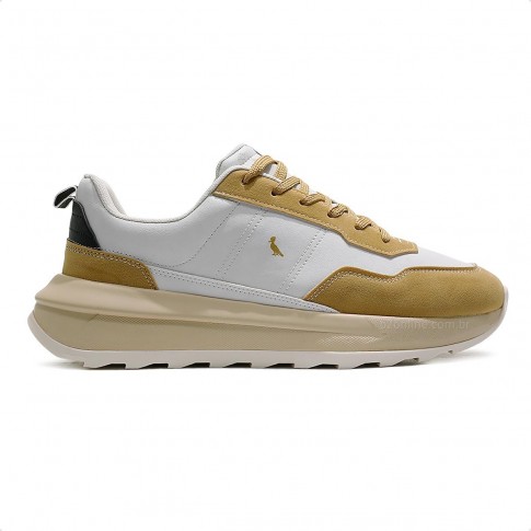 Tênis Reserva Trainer Masculino Branco / Marrom