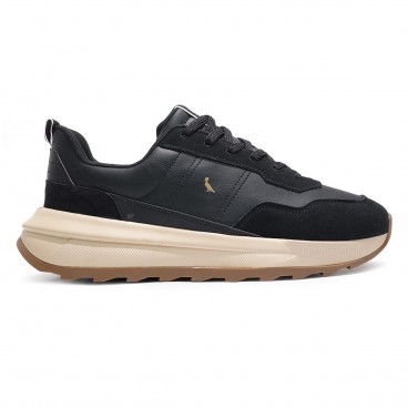Tênis Reserva Trainer Masculino Preto / Bege