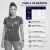 Camiseta Treinão B2 Online - Baby Look Feminina Marinho / Turquesa