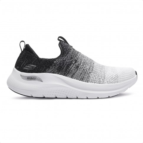 Tênis Skechers Arch Fit 2.0 Feminino Branco / Preto