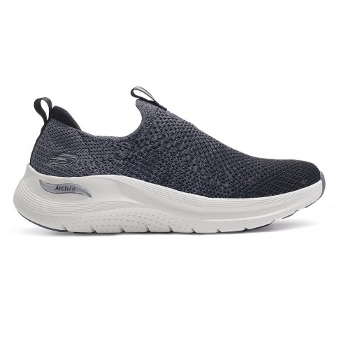 Tênis Skechers Arch Fit 2.0 Feminino Chumbo / Branco