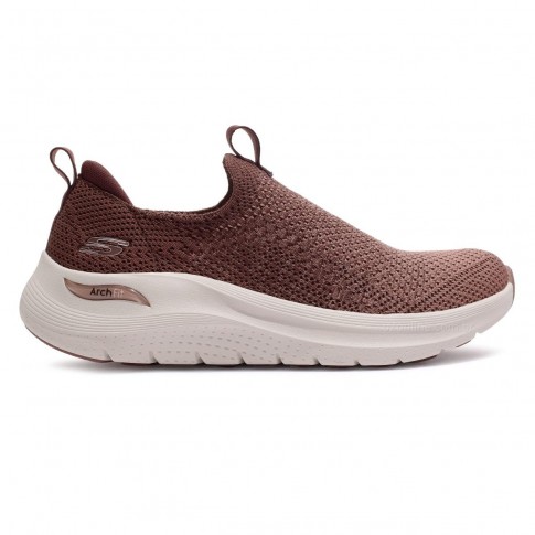Tênis Skechers Arch Fit 2.0 Feminino Marrom