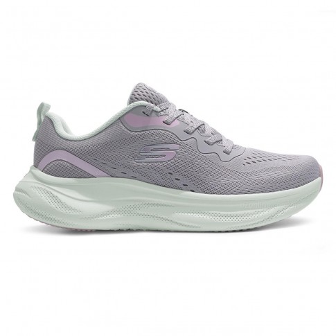 Tênis Skechers Cloud Feminino Cinza / Verde