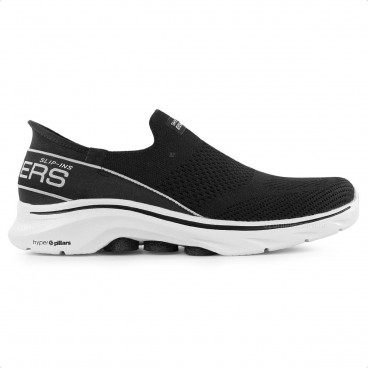 Tênis Skechers Go Walk 7 Feminino Preto / Branco