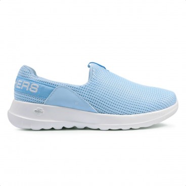 Tênis Skechers Go Walk Joy Slip-On Feminino Azul / Branco