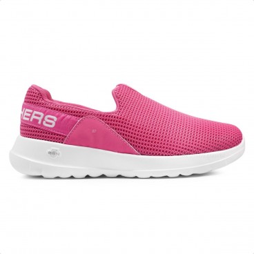 Tênis Skechers Go Walk Joy Slip-On Feminino Rosa / Branco
