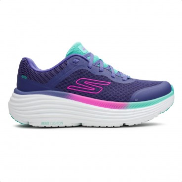 Tênis Skechers Max Cushioning Endeavour Feminino Roxo / Verde
