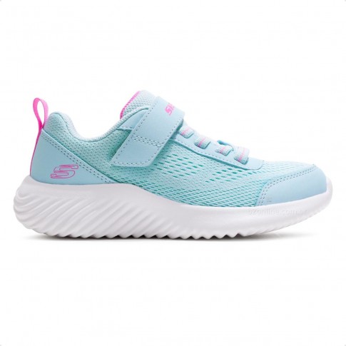Tênis Skechers Bounder Free And Easy Infantil Azul / Branco