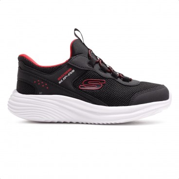 Tênis Skechers Bounder Pro Infantil Preto / Branco