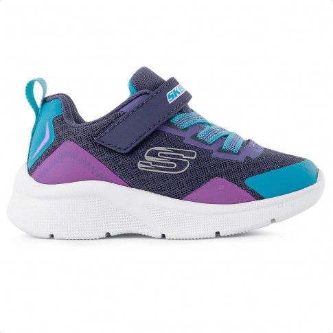 Tênis Skechers Bright Retros Infantil Marinho / Roxo