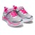 Tênis Skechers Eternal Heart Lights Infantil Prata / Rosa