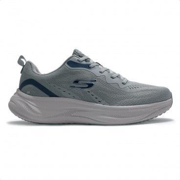 Tênis Skechers Cloud Masculino Cinza / Cinza