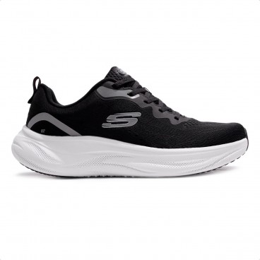 Tênis Skechers Cloud Masculino Preto / Branco