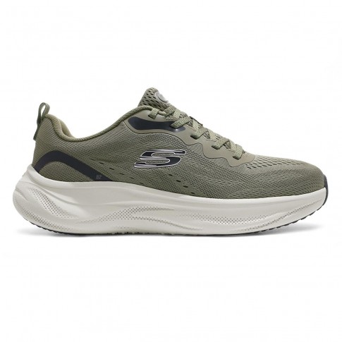 Tênis Skechers Cloud Masculino verde / bege