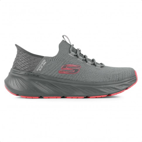 Tênis Skechers Edgeride Raygo Masculino Cinza / Vermelho