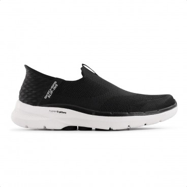 Tênis Skechers Go Walk 6 Easy On Masculino Preto / Branco