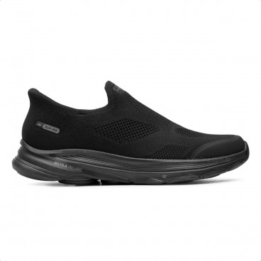 Tênis Skechers Go Walk 8 Stretch Fit Masculino Preto / Preto